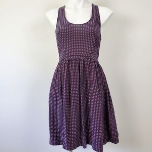 MAPLE SILK DRESS - Navy Sail Print Dress with Pockets!!